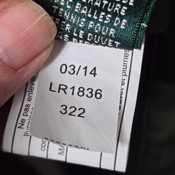 Lauren Ralph Lauren Size S Green Down Puffer Parka Coat Faux Fur Hood - Picture 16 of 16